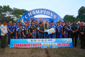 Sanherib Sabet Juara! Bupati Aron Tutup Turnamen Sepak Bola HUT Pemda Sekadau ke-22