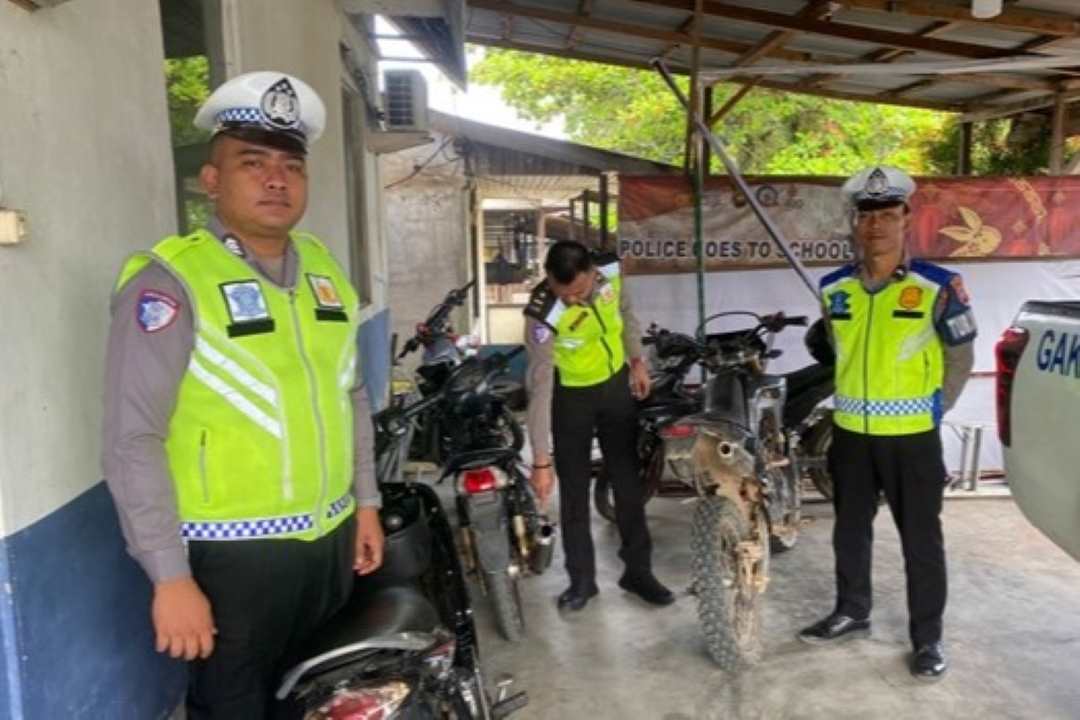 Suara Bising Meresahkan, Satlantas Polres Sekadau Kandangkan Motor Berknalpot Brong