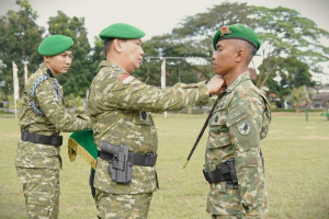 Perkuat Pertahanan dan Ekonomi, Pangdam XII/Tanjungpura Resmi Serahkan Jabatan Danyonif TP 882/Hulubalang